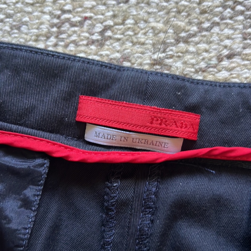 Prada Women's Dark Blue Bermudas - Picture 3 of 5